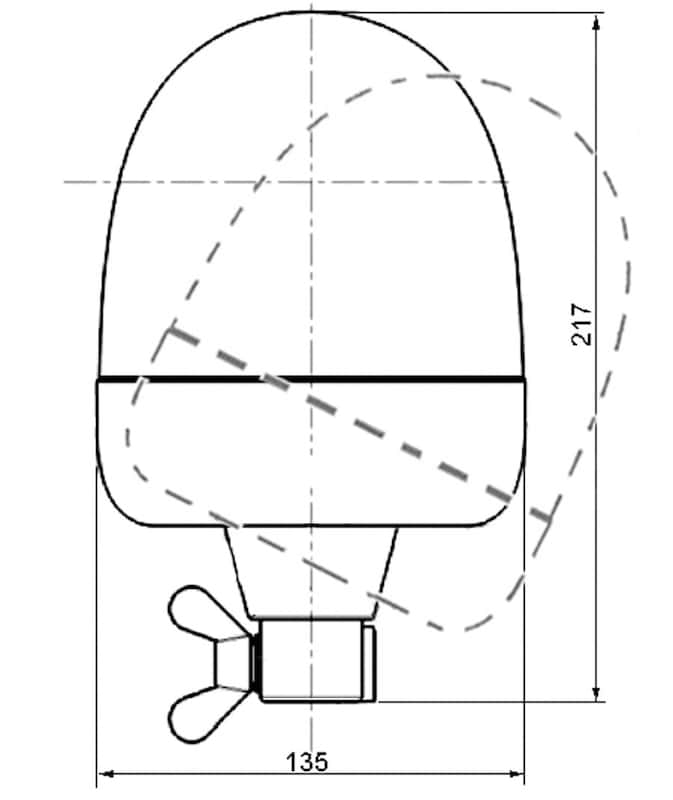 Hella — Hella Identification Lamp Rotating Beacon 2Rl - view 5