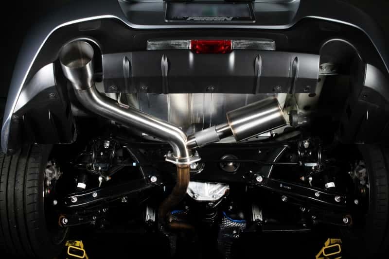 Perrin Performance — PERRIN 22-26 Subaru BRZ / Toyota GR86 Axle Back Exhaust SS (Single Side Exit w/Helmholtz Chamber) - view 17