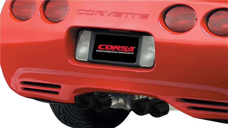 CORSA Performance — Corsa 1997-2004 Chevrolet Corvette C5 Z06 5.7L V8 Black Xtreme Axle-Back Exhaust
Exhaust - view 4