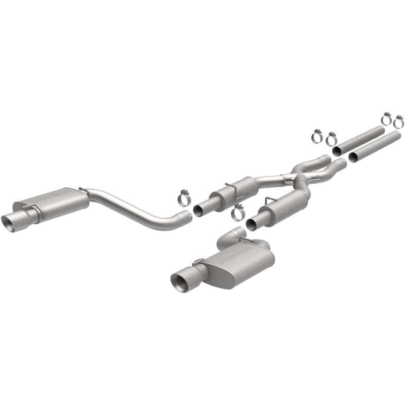 Magnaflow — MagnaFlow 11-12 Dodge Charger SRT-8 Hemi Dual Split Rear Exit Stainless Cat-Back Performance Exhaust
Cat-Back - view 2