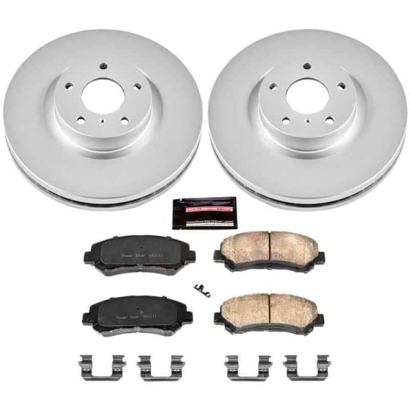 PowerStop — Power Stop 09-14 Nissan Maxima Front Z17 Evolution Geomet Coated Brake Kit - view 1
