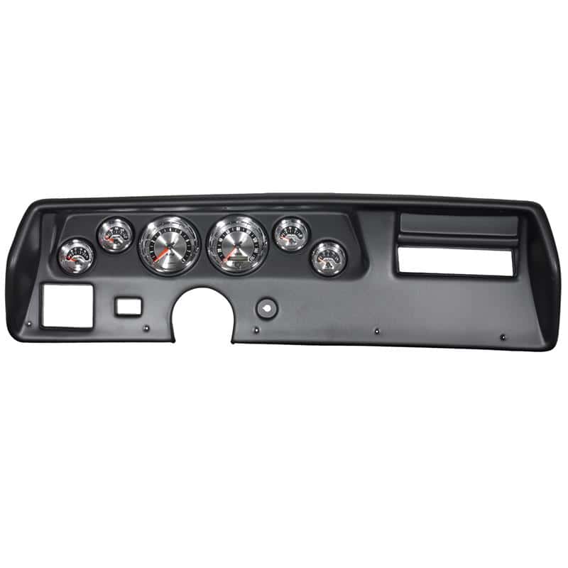 AutoMeter — Autometer American Muscle Gauge Kit 6 Pc Chevelle SS/Monte 70-72 Tach/Mph/Fuel/Oilp/Wtmp/Volt
GA KT CHEV SS 70-72A - view 1