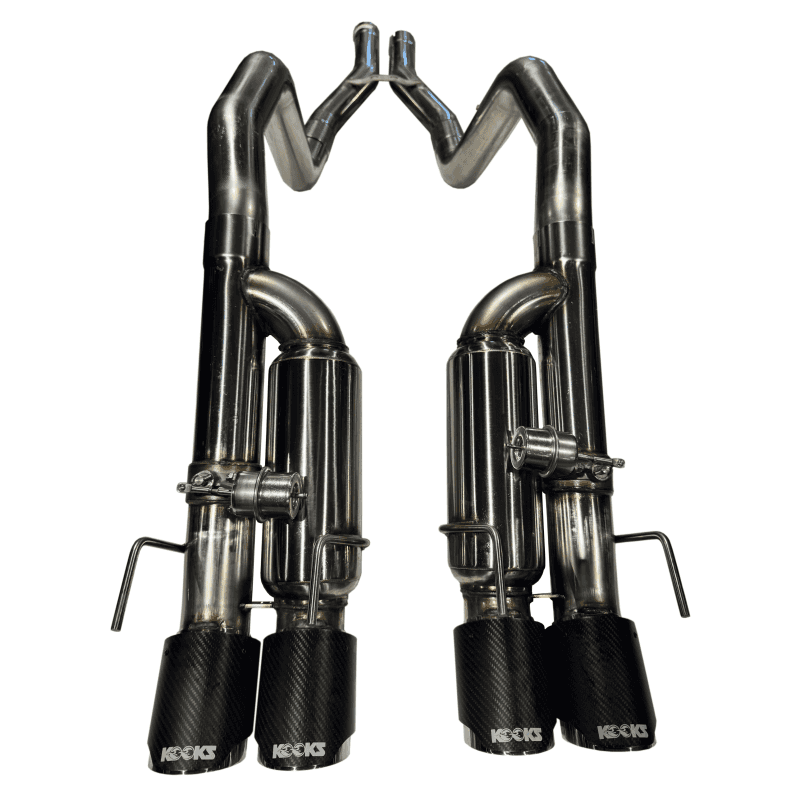 Kooks Headers — Kooks 09-13 Chevrolet Corvette Z06/ZR1 3in. Valved Axle-Back Exhaust w/ SS Tips
3in. Axle-Back
3" Axle-Back - view 4
