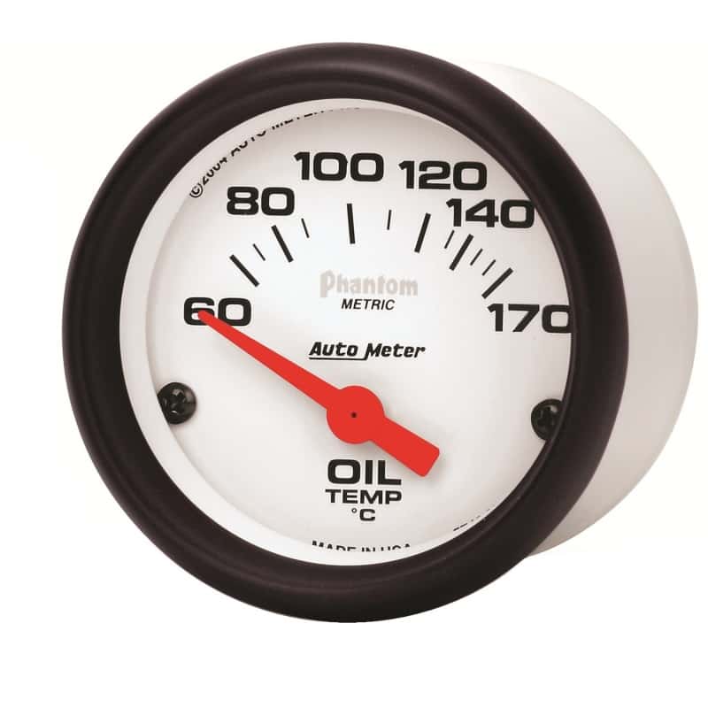 AutoMeter — Autometer Phantom 2-1/16in 60-170 Deg F Electronic Oil Temperature Gauge
2" OIL TEMP, 60-170 - view 6