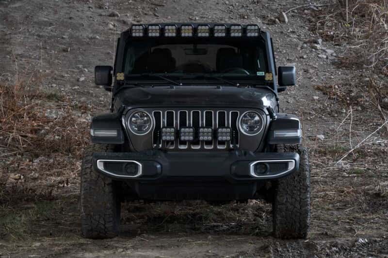 Diode Dynamics — Diode Dynamics Jeep JL SS5 Pro CrossLink Windshield - White Combo Lightbar Kit - view 4