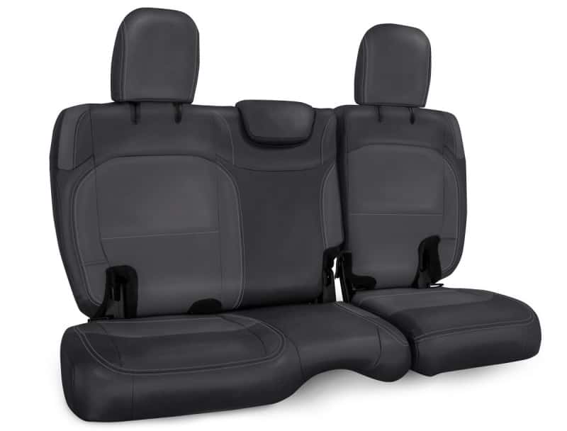 PRP Seats — PRP 2018+ Jeep Wrangler JLU/4 door Rear Bench Cover with Cloth Interior - Black/Grey
Seat Covers - view 1