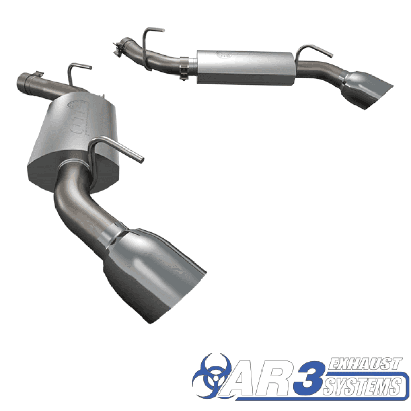 QTP — 2010-2013 Chevrolet Camaro SS QTP  AR3  Axle Back - view 3