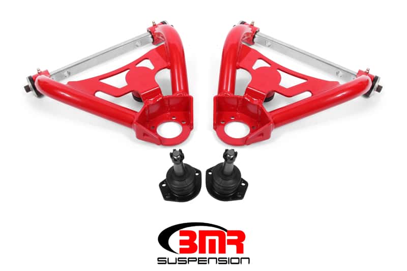 BMR Suspension — BMR 64-72 A-Body Pro-Touring Upper A-Arms w/ Tall Ball Joint (Delrin) - Red
Upper Control Arms - view 1