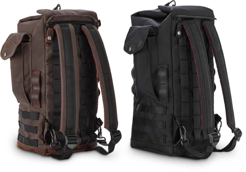 Burly Brand — Burly Brand Voyager Sissy Bar Backpack - Black - view 3