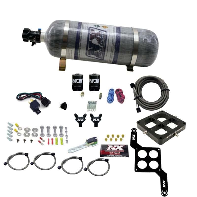Nitrous Express — Nitrous Express Dominator Billet Crossbar Pro-Power Nitrous Kit (100-500HP) w/Composite Bottle
Injection System Kit
N2OSys - view 1