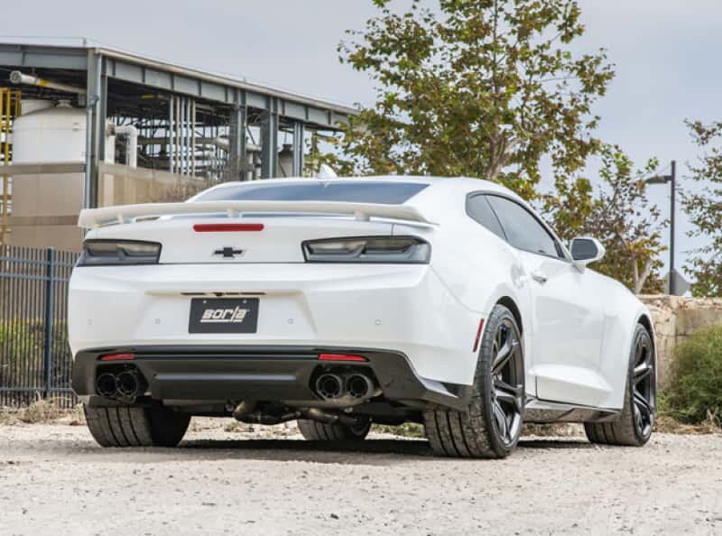 Borla — Borla 17-18 Chevrolet Camaro ZL1 6.2L V8 Atak Catback Exhaust w/ Dual Mode Valves CF Black Anod
Cat-Back System - view 3