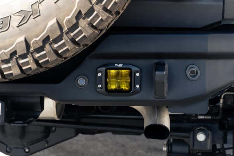 DV8 Offroad — DV8 3-Inch Elite Series LED Amber Flush Mount Pod Light - view 4