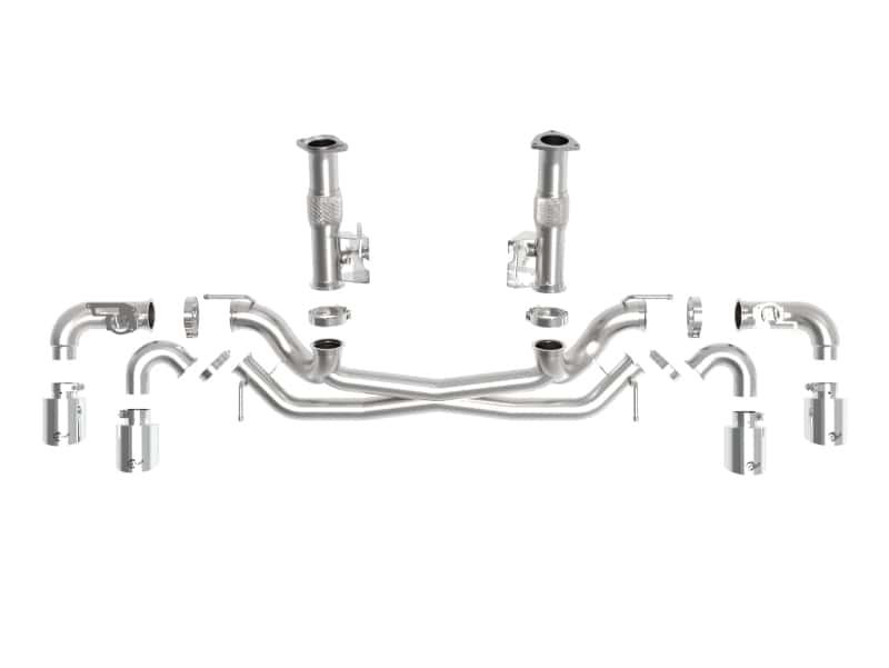 aFe — AFe MACH Force-Xp 304 Stainless Steel Cat-Back Exhaust Polished 2020 Chevrolet Corvette C8
Cat-Back Exhaust - view 3