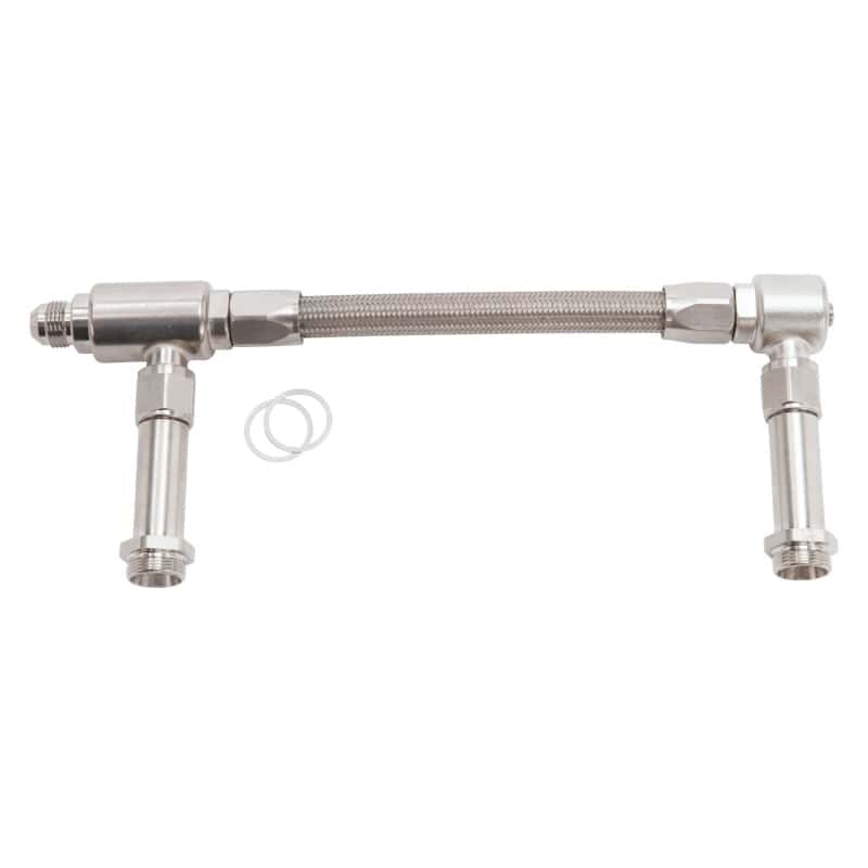Russell — Russell Performance -8 AN to -8 AN ProFlex Holley 4150 Dual Inlet Carb Kit (Endura) (w Fuel Filter)
Carburetor Fuel Line - view 1