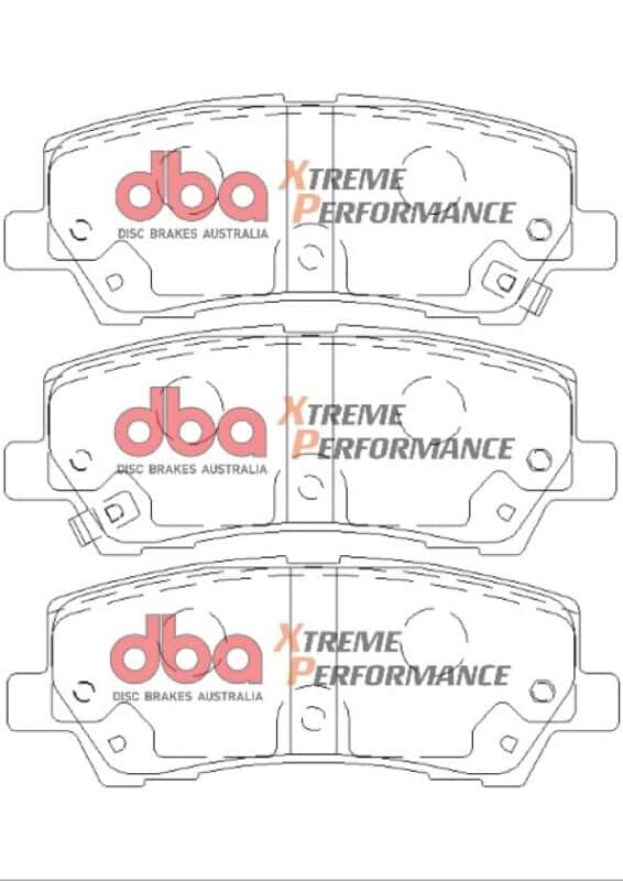 DBA — DBA 15-17 Ford Mustang GT V8 w/Brembo Brakes XP650 Rear Brake Pads
Brake Pad - view 1