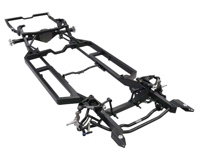 Ridetech — Ridetech 68-72 GM A-Body w/ Pin Spindle & (Narrowed) 57.25in Flange to Flange Width Momentum Chassis
Chassis, 68-72 A Bod - view 1