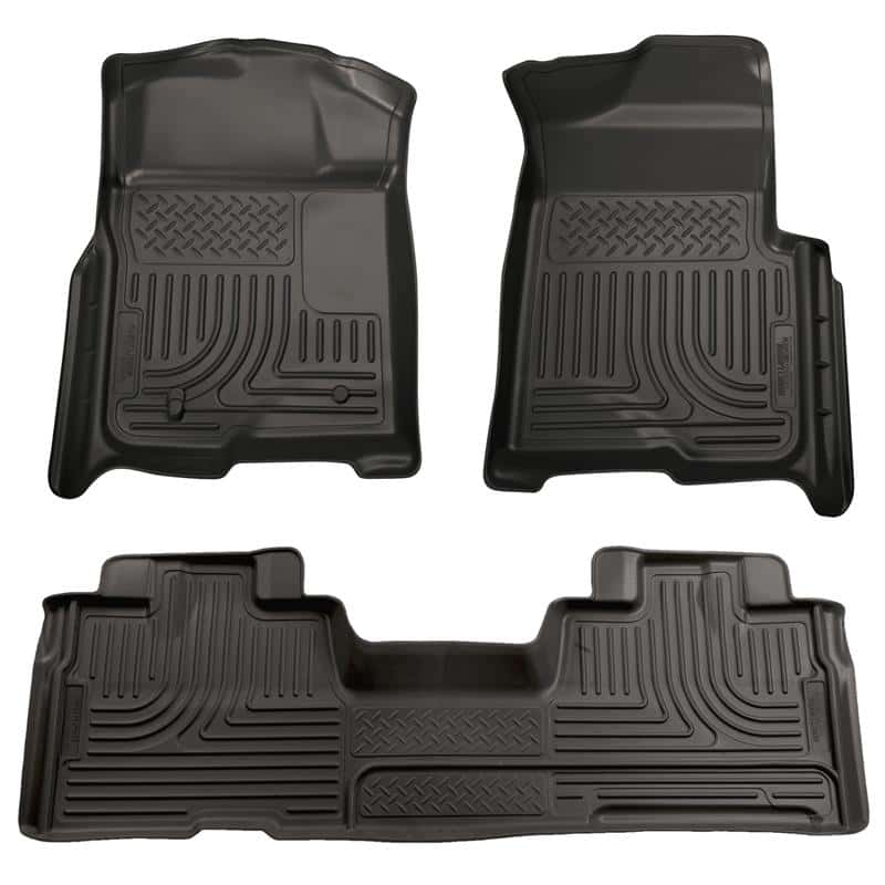 Husky Liners — Husky Liners 09-12 Ford F-150 Super Cab WeatherBeater Combo Black Floor Liners
Floor Liners - view 2