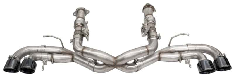 CORSA Performance — Corsa 20-25 Corvette C8 3in Xtreme Cat-Back Exhaust 4.5in Blk Quad Tips - Integrates stock AFM Valve
Exhaust - view 3