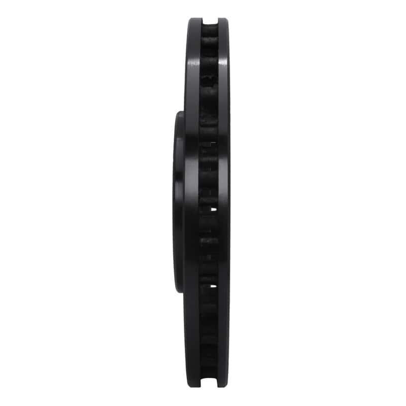 R1 Concepts — R1 03-06 Mitsubishi Lancer Front Left Drilled & Slotted Black Brake Rotor
R1 Brake Rotor Drill - view 3
