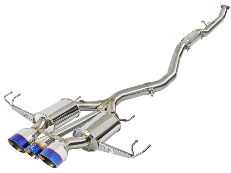 aFe — aFe Takeda 3in 304 SS Cat-Back Exhaust w/ Blue Flame Tips 2017+ Honda Civic Type R I4 2.0L (t)
Cat-Back Exhaust - view 1