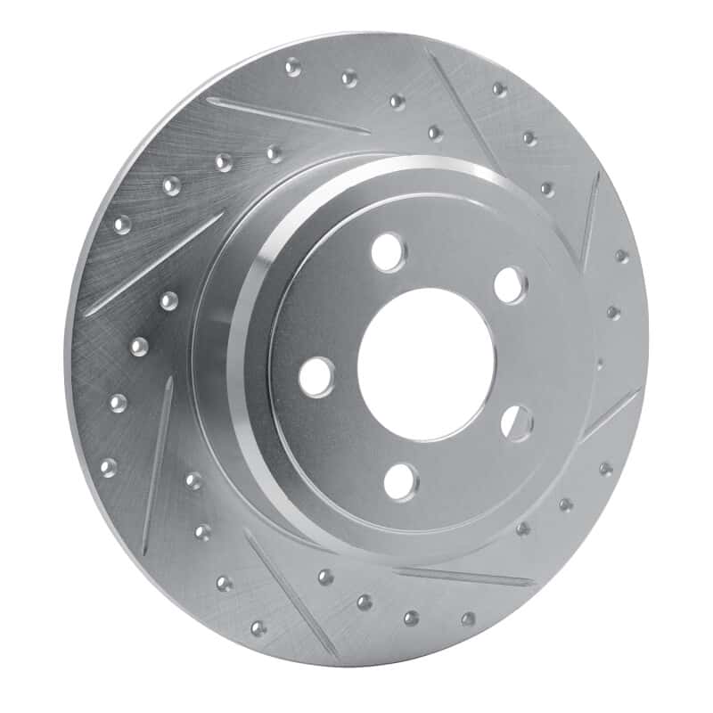 R1 Concepts — R1 2005-2023 Chrysler 300 Rear Right Drilled & Slotted Silver Brake Rotor
R1 Brake Rotor Drill - view 2