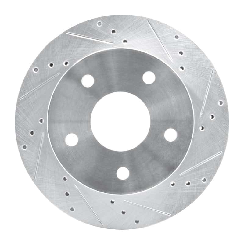 R1 Concepts — R1 00-01 Dodge Ram 1500 Pickup Front Right Drilled & Slotted Silver Brake Rotor
R1 Brake Rotor Drill - view 1