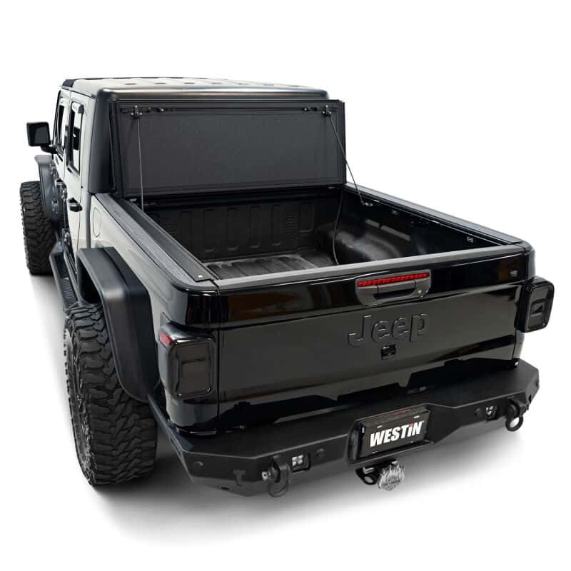 Westin — Westin 20-26 Jeep Gladiator JT 4WD 5ft. Bed Hard Tri-Fold Tonneau Cover - Black
HT-F Tonneau Cover - view 19
