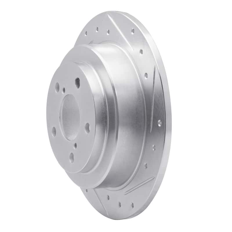 R1 Concepts — R1 90-08 Saab 9-2X Rear Right Drilled & Slotted Silver Brake Rotor
R1 Brake Rotor Drill - view 2
