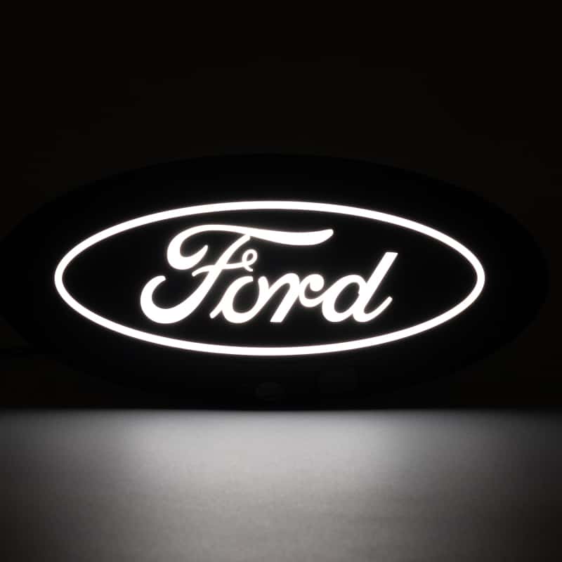 Putco — Putco 2023 Ford F-150 Front Luminix Ford LED Emblem - w/Camera CutOut w/o Spray Washer - view 2