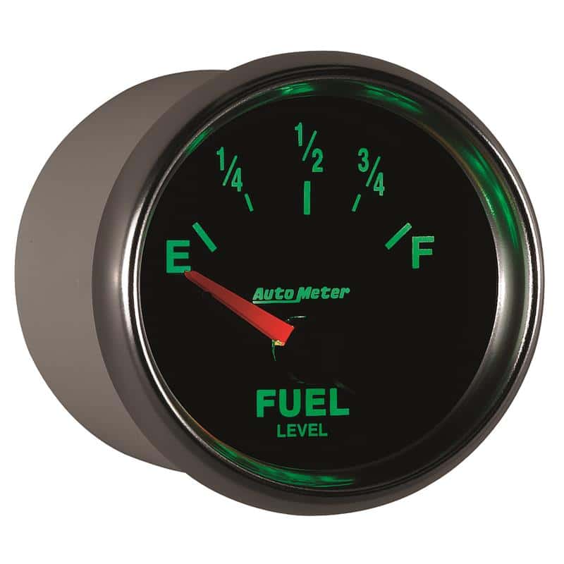 AutoMeter — Autometer GS 52mm 0-90 ohms Short Sweep Electronic Fuel Level GM Gauge
2-1/16" FUEL LEVEL, - view 7