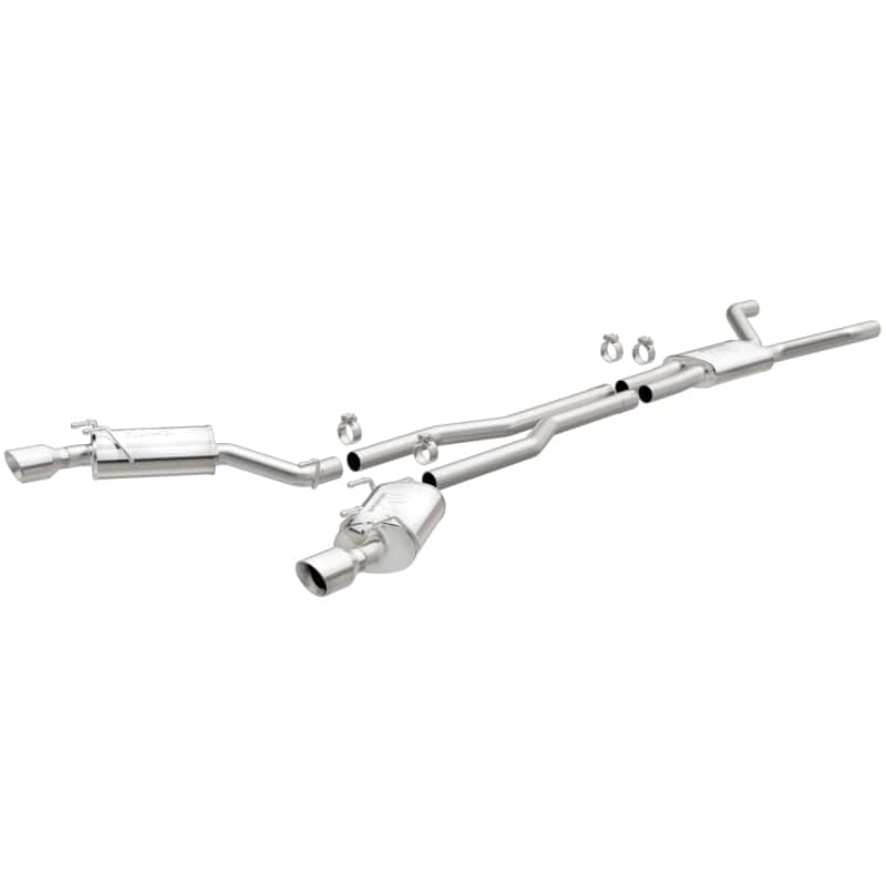 Magnaflow — MagnaFlow Cat-Back Stainless Dual Split Rear Exit 4in Polished Tips 11-15 Chevy Camaro 3.6L V6
Cat-Back - view 7