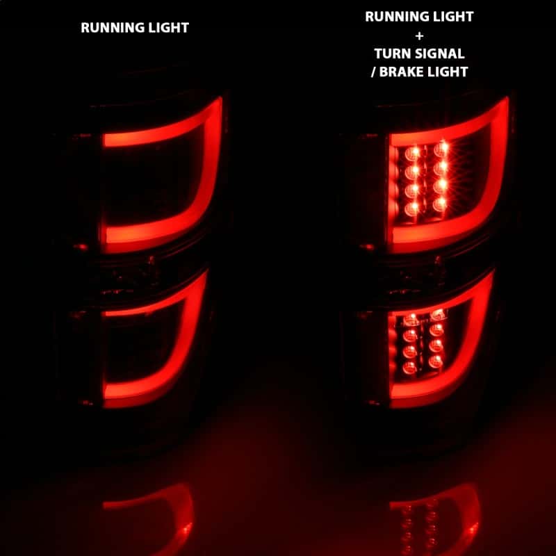 ANZO — ANZO 2009-2013 Ford F-150 LED Taillights Black
TailLightSet - view 3