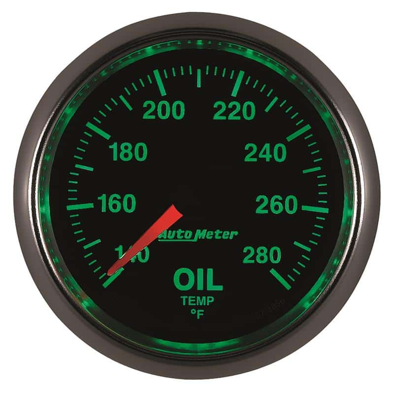 AutoMeter — Autometer GS Series 2-1/16in Oil Temperature Gauge 140-280 Degrees Electric Full Sweep
2-1/16" OIL TEMP, 14 - view 5