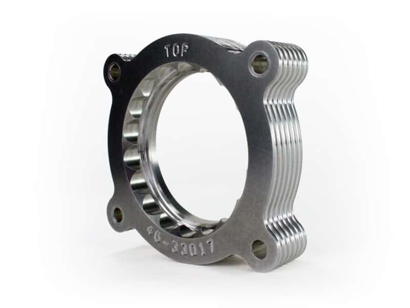aFe — aFe Silver Bullet Throttle Body Spacer 11-12 Ford F-150 V6 3.5L (tt) EcoBoost
Throttle Body Spacer
TBdySpacer - view 4