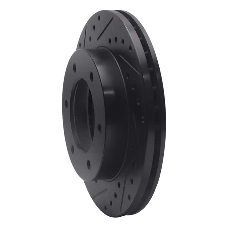 R1 Concepts — R1 01-04 Honda Passport Front Left Drilled & Slotted Black Brake Rotor
R1 Brake Rotor Drill - view 2