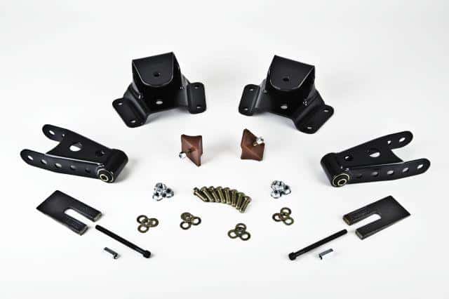 Belltech — Belltech SHACKLE AND HANGER KIT 75-91 GM C30 CrewCab/Dually 4inch
SHACKLE & HANGER KIT - view 3