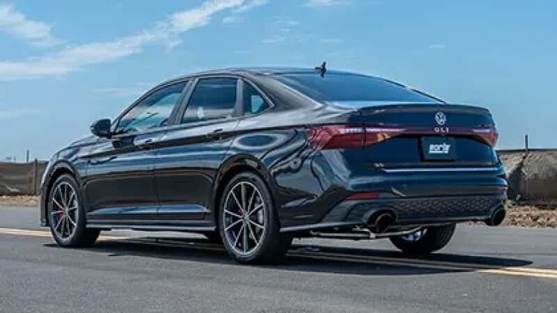 Borla — Borla 22-25 Volkswagen Jetta GLI S-type Cat-Back Exhaust w/ 5in Black Chrome Tips
Cat-Back™ - view 3