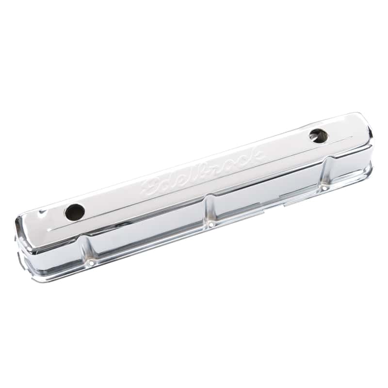 Edelbrock — Edelbrock Valve Cover Signature Series Chevrolet 1962-2001 194-292 CI Inline 6 Chrome
CHROME/PRO-FLO - view 8