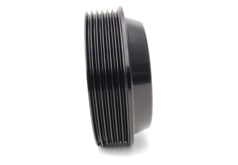 Perrin Performance — PERRIN 15-21 Subaru WRX / 18-20 Crosstrek / 14-18 FXT Lightweight Water Pump Pulley - Blk - view 3