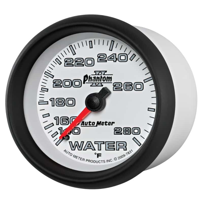 AutoMeter — Autometer Phantom II 2-5/8in 140-280 Degree F Mechanical Water Gauge
2-5/8" WATER TEMP, 1 - view 8