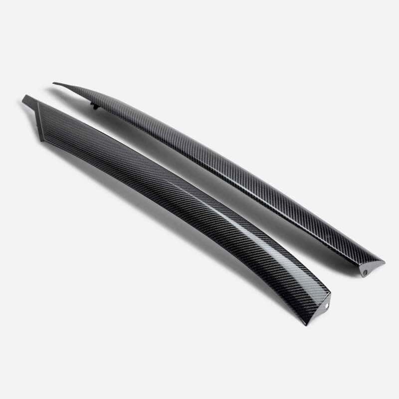 Anderson Composites — Anderson Composites 20-23 Corvette C8 Stingray Carbon Fiber Pillars Covers (Pair) - view 2