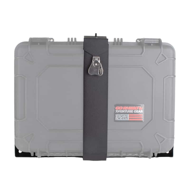 Go Rhino — Go Rhino XVenture Gear Hard Case Mount Large 25in. (Mount ONLY for XRS/SRM Racks) - Tex. Blk
Hard Case Mount - view 6