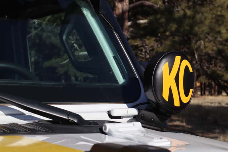 KC HiLiTES — KC HiLiTES 6in. Round Soft Cover (Pair) - Black w/Yellow KC Logo
Accessories - view 6