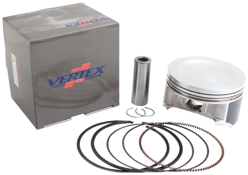 Vertex Pistons — Vertex Piston 09-13 Honda MUV 700 Big Red 700cc +0.50mm Oversized Cast Replica Piston Kit - view 2