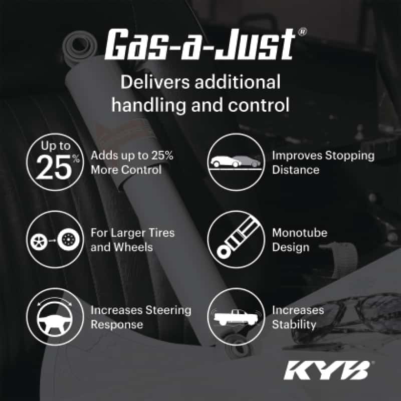KYB — KYB 2019+ RAM 1500 4WD/RWD (w/o Air & Off Road Susp.) (Exc. Rebel & TRX) Gas-a-Just Shock - Rear - view 1