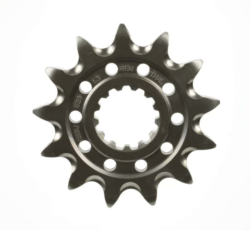 Renthal — Renthal 92-24 Honda CR 250R/ CRF250R-450R/RX/X/RWE/ TRX450R Front Grooved Sprocket - 520-13P Teeth - view 2