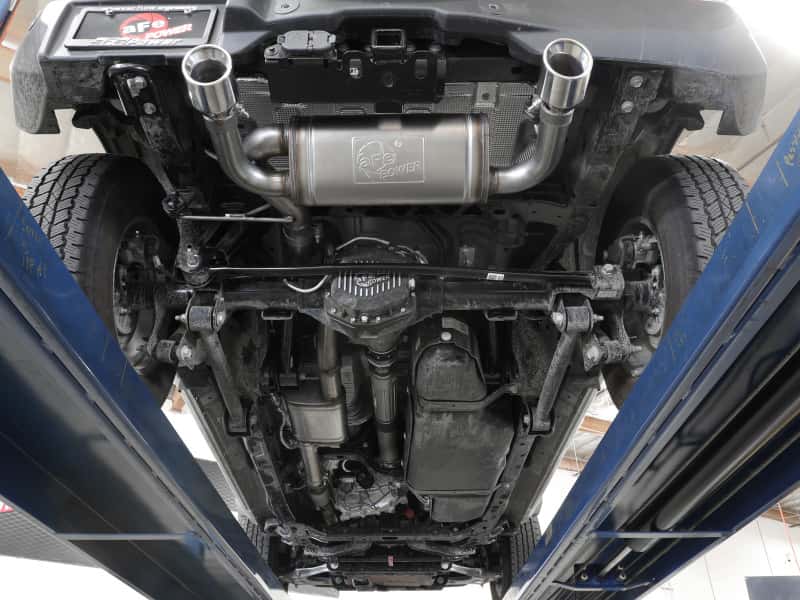 aFe — aFe 2021+ Ford Bronco L4-2.3L (t) / V6-2.7L (tt) Vulcan 3in. to 2.5in. SS Cat-Back - Polished
Cat-Back Exhaust - view 5