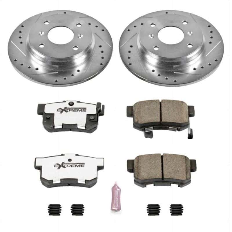 PowerStop — Power Stop 92-96 Honda Prelude Rear Z26 Street Warrior Brake Kit - view 1
