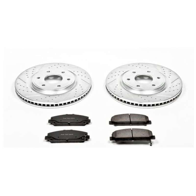 PowerStop — Power Stop 06-07 Infiniti QX56 Front Z23 Evolution Sport Brake Kit - view 1