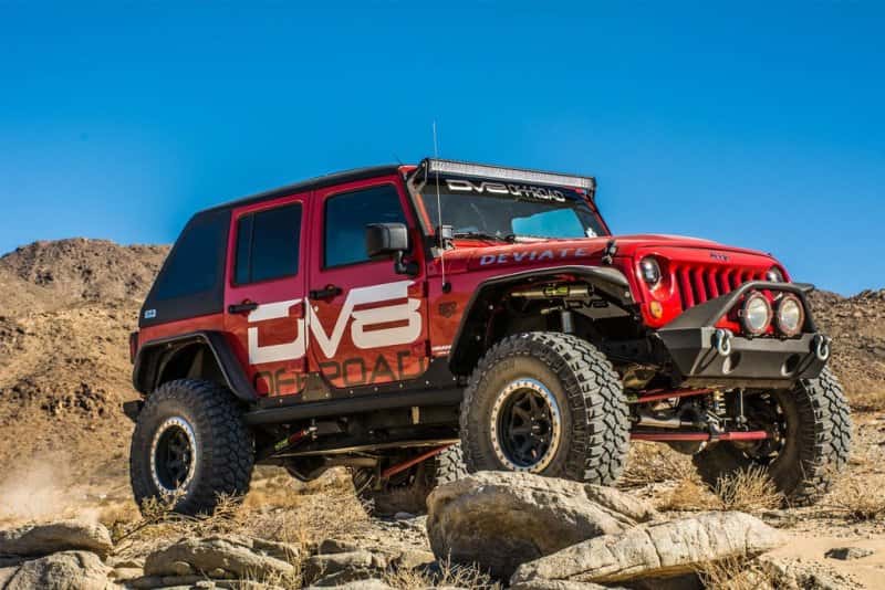 DV8 Offroad — DV8 Offroad 07-18 Jeep Wrangler JK Front & Rear Flat Tube Fenders
Fender Flares - view 9